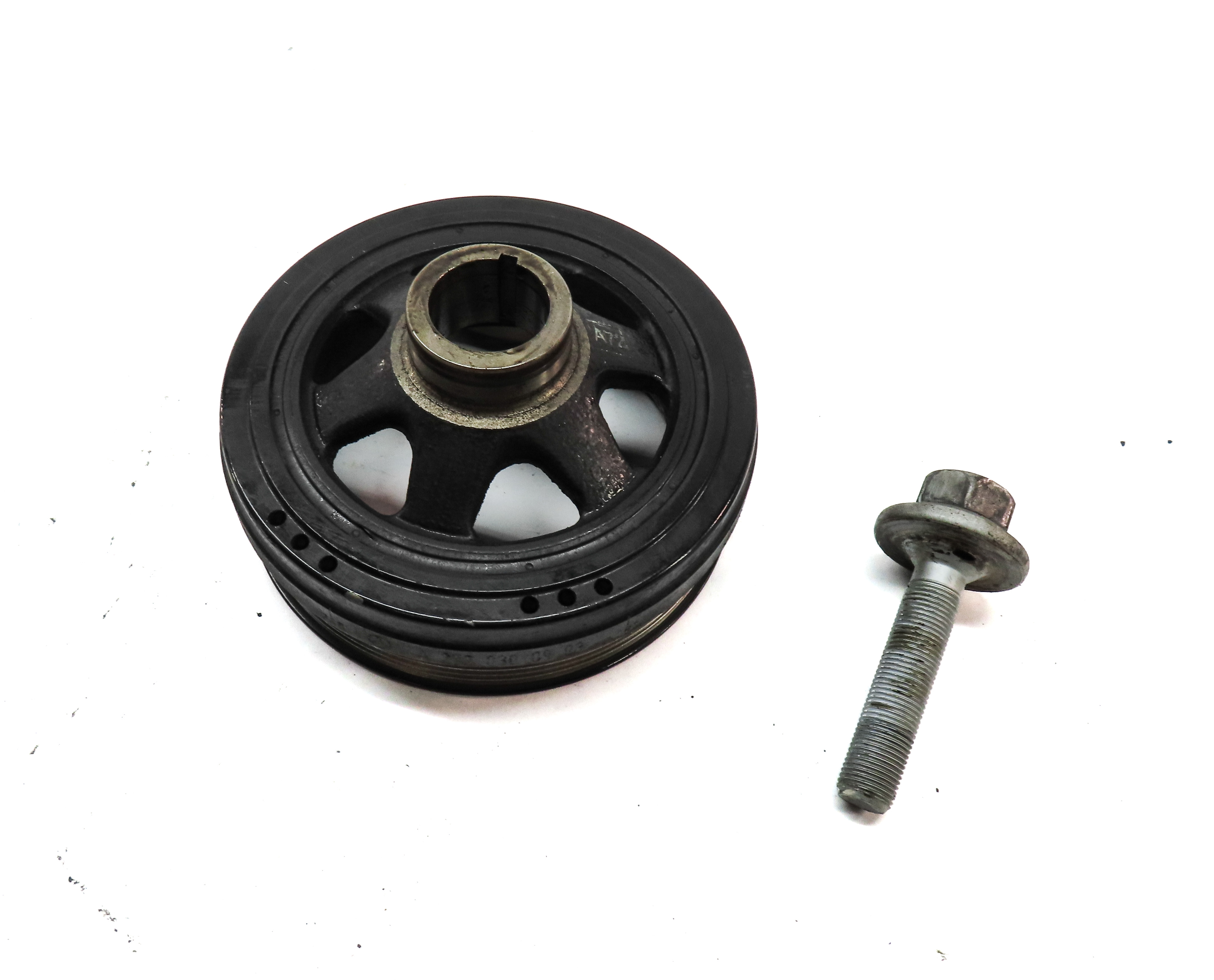 06-14 MERCEDES C E SLK (W203 W204 W211) 2.5L 3.0L 3.5L ENGINE HARMONIC BALANCER — exact item pictured